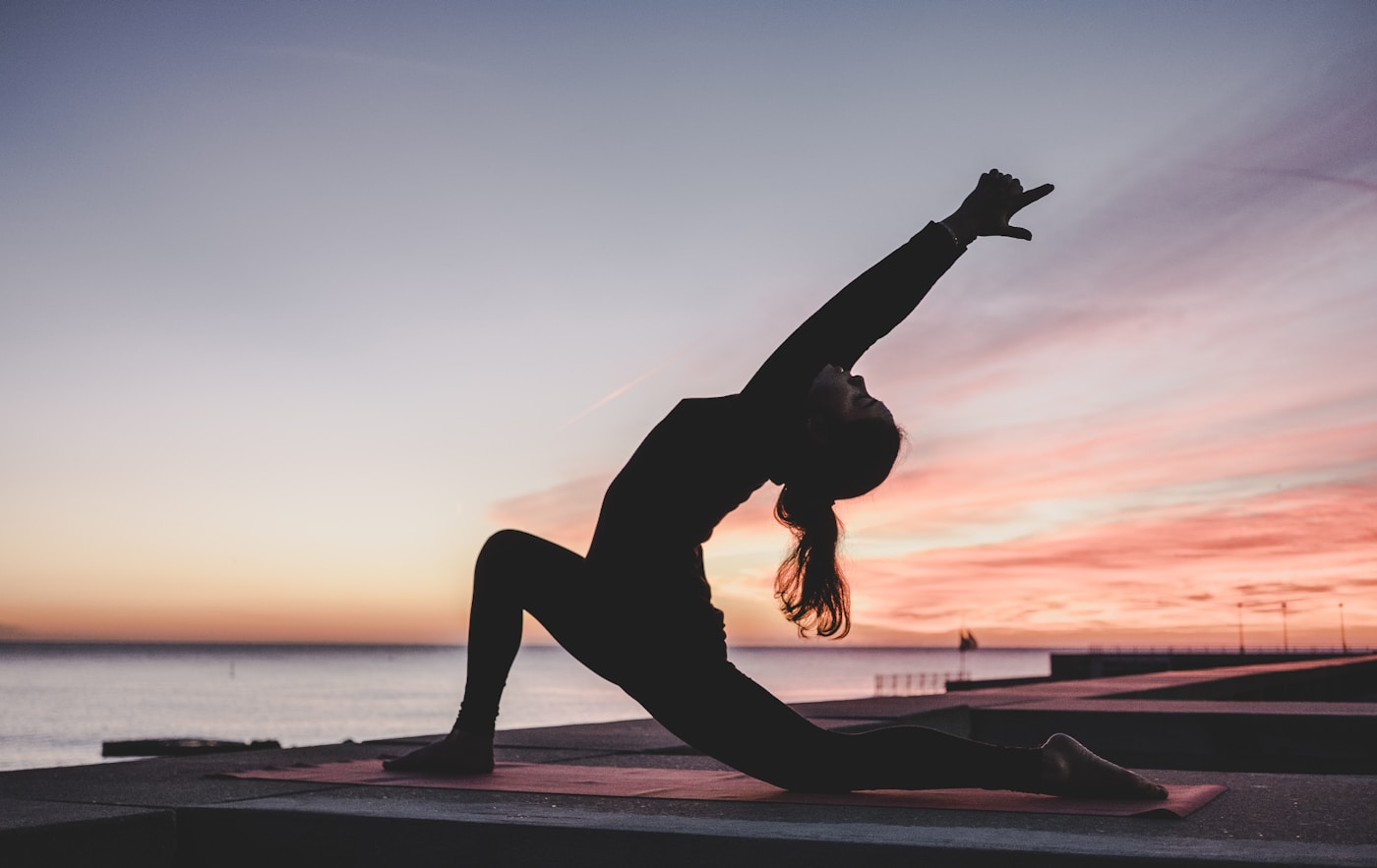 Yoga, nature and moments of calm