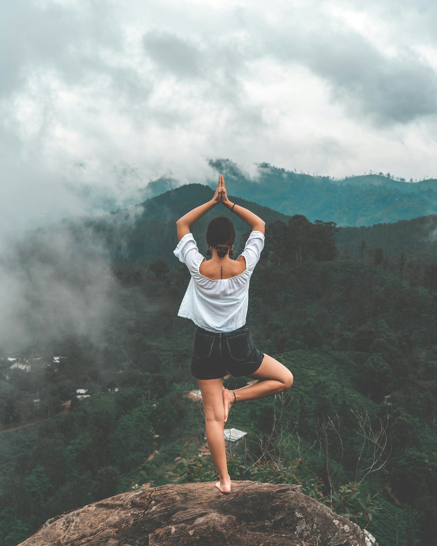 Yoga, nature and moments of calm